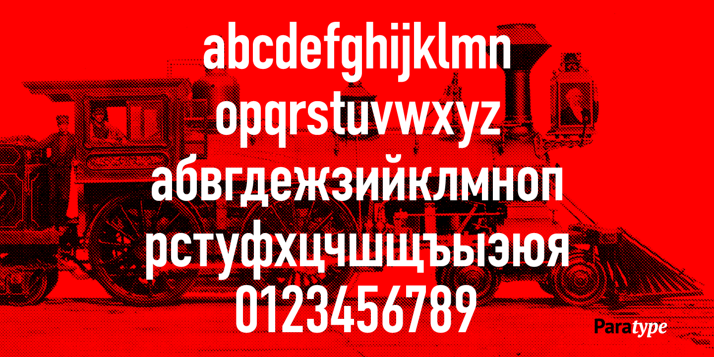 DIN Condensed Regular Font preview